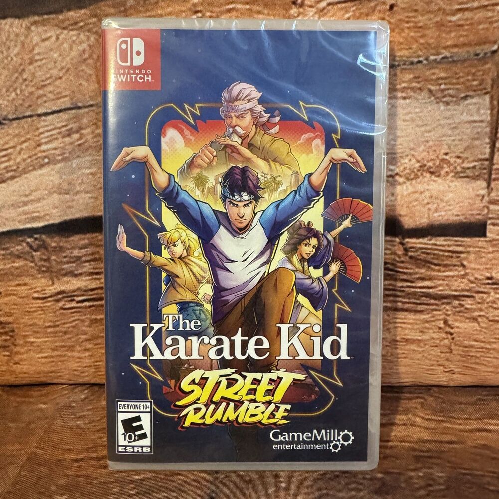 The Karate Kid Street Rumble Nintendo Switch GameMill Cobra Kai New Sealed Game